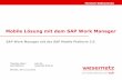 Mobile Lösung mit dem SAP Work Manager - evorait.comevorait.com/l/upload/SAP-Work-Managerwesernetz-BremenDSAG-2015.pdf · SAP sollte anstreben mit dem „SAP Work Manager“ durch