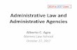 Administrative Law and Administrative Agencies · b. COA jurisdiction (BSP, WD and MECO –subject to COA) c. Relationship either attachment, control or supervision (VFP –control