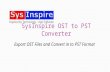 SysInspire OST to PST Converter