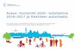 Avaus: Horisontti 2020 työohjelma 2016-2017 ja liikenteen ... filehyödyntämistä ja yhteistoiminnallisuutta– mm esineiden internet mahdollistajana) lvm.fi 5 . Esineiden internet