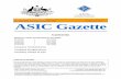 Published by ASIC ASIC Gazettedownload.asic.gov.au/media/1316107/ASIC98_09.pdf · ASIC GAZETTE Commonwealth of Australia Gazette ASIC 98/09, Tuesday, 8 December 2009 Notices under