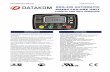 CANBUS AND MPU VERSIONS - datakom.com.tr · The unit is available with MPU or CANBUS versions. The CANBUS version connects to ECU controlled electronic engines providing engine control,
