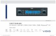 VDO CDD718UB-BU EN · 2 CDD718UB-BU CD RADIO / USB MP3 / WMA / DAB / DAB / DMB / Bluetooth® 12V Safety Information n Safety Information i PRECAUTIONS • Use only in a 12-volt DC