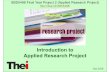Introduction to Applied Research Project - ibse.hkibse.hk/SBS5498/SBS5498_FYP2-ARP.pdf · • Interim Report (20%) • Final Report (50%) • Oral Presentation (20%) • The project