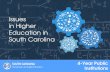 Issues in Higher Education 12-21-17 - che.sc.gov · 2 SOUTH CAROLINA Commission on Higher Education Current Issues Headline higher education concerns in S.C. today. Underlying Cause