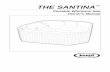 THE SANTINA - jacuzzi.com · 1 The Santina™ Portable Whirlpool Spa Owner's Manual Model D550000 Contents Page Installation Instructions _____ 3-6