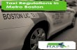 Taxi Regulations in Metro Boston - mass.gov · 2. Chelsea taxi owner license includes one-time $50 application fee; Chelsea taxi driver license includes one-time $25 application fee.