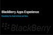 BlackBerry Apps Experience - s3.amazonaws.com · $0.00 Available for BlackBerry smartphones running BlackBerry® Device Software v4.5 ... Cocos2D-X, Lua, AND EVEN Qt! STL and POSIX