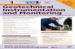 Geotechnical Instrumentation and Monitoring · Roy Lindstead, Project Engineer - Blackfriars, Network Rail Louis Collingwood, Ground Engineer, 8OQ]Pa 11:45 Assessing the role of instrumentation