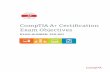 CompTIA A+ Certification Exam Objectives · TEST DETAILS Required exam CompTIA A+ 220-901 Number of questions Maximum of 90 Types of questions Multiple choice and performance-based