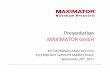 Presentation MAXIMATOR GmbH · Presentation MAXIMATOR GmbH 4thHYDROGEN AND FUEL CELL TECHNOLOGY SUPPLIER MARKETPLACE September 20th, 2017