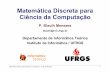 Matemática Discreta para Ciência da Computaçãoleandroip.com/wp-content/uploads/2018/10/Mat_Discreta9.pdf · Matemática Discreta para Ciência da Computação - P. Blauth Menezes