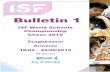 Bulletin1 WSC Chess 2019 - isfsports.org · Chess School Boys 2001-2002-2003-2004 2 School Girls 2001-2002-2003-2004 2 Selected Boys 2001-2002-2003-2004 2 Selected Girls 2001-2002-2003-2004