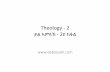 Theology2( - debresahl.comdebresahl.com/docs/theology2.pdf · “ኣነ እግዚኣብሄር እየ፡ ስመይ እዚኣ እያ፡ ክብረተይ ከኣ ንኻልእ፡ ምስጋናይውን