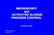 MICROSCOPY and ACTIVATED SLUDGE PROCESS CONTROL - mi … - Activated Sludge Microscopy... · Activated Sludge Microscopy – Notes & Thoughts • This lecture will not explain the