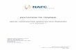 INVITATION TO TENDER - NAFC · Invitation to Tender Aerial Firefighting Services 2015 + ... have, however, recognised the importance of collaboration and cooperation in Aerial Firefighting