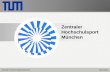 Zentraler Hochschulsport München - tum.de · ORT Hochschulsport Zentraler München (ZHS) •Winter Sports •Fitness & Health •Water Sports •Ball Games •… SPORTS OFFER Zentraler