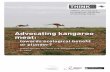 Advocating kangaroo meat - Amazon S3s3.amazonaws.com/thinkk_production/resources/14/3417_UTS_ecological... · Advocating kangaroo meat: towards ecological benefit or plunder? THINKK’S