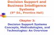 Decision Support and Business Intelligence Systemswcw.cs.ui.ac.id/teaching/imgs/bahan/pdib/turban-ch03.pdf · Decision Support and Business Intelligence Systems (9th Ed., Prentice