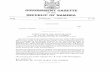 OF THE REPUBLIC OF NAMIBIA - lac.org.na filer0,60 government gazette of the republic of namibia windhoek - 18 march 1991 contents trade marks ..... . applica tioi\'s for registration