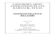 LONGHORN ARMY AMMUNITION PLANT KARNACK, TEXAS ...longhorn-engage.s3.amazonaws.com/static/2010 Volume 17 of 19.pdf · LONGHORN ARMY AMMUNITION PLANT KARNACK, TEXAS ADMINISTRATIVE RECORD