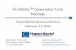 FirstRateTM Generator Cost - PowerWorld · Scott R. Dahman, P.E. scott@powerworld.com  2001 South First Street Champaign, Illinois 61820 +1 (217) 384.6330