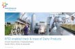 RFID enabled track & trace of Dairy Products - fhi.nl · in China Acquisition of mozzarella producer Fabrelac in Belgium Acquisition of the activities of Anika Group in Russia Acquisition