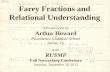 Farey Fractions and Relational Understanding - RUSMP fractions and relational... · Farey Fractions and Relational Understanding A Presentation by Arthur Howard Providence Classical