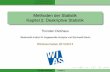 Methoden der Statistik Kapitel 2: Deskriptive Statistikdickhaus/downloads/Methoden-WS1314/chapter2-w… · Univariate Merkmale Multivariate Merkmale Methoden der Statistik Kapitel