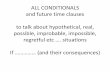 ALL CONDITIONALS and future time clauses to talk about ... · conditionals with examples and practice • If + Past perfect Simple • If + Past perfect Continuous • If + past •