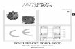 Leroy-Somer Poulibloc 2000-3000 - Maintenance - Ref. 5069 · 051 intermediate pinion shaft axis 2 1 139 adjustment gages axis 1 1 262 fixing screws 7/6 053 input shaft axis 1 1 143