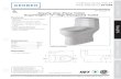 AVALANCHE™ 12 Rough-in LAVATORIES Gravity One-Piece Toilet ... · 21-019 12" Rough-in (One-Piece) TOILET 01/18 VITREOUS CHINA IMPORTANT: Dimensions of fixtures are nominal and may