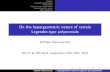 On the hypergeometric nature of certain Legendre-type ... fileOn the hypergeometric nature of certain Legendre-type ...