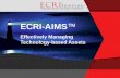 ECRI-AIMS · Optional PDA module allows work orders and equipment records to be accessed, created and updated on PDA’s Optional EasyNet Plus module allows equipment users to raise