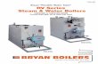 Bryan “Flexible Water Tube” RV Series Steam & Water Boilers · Bryan RV Series Steam & Hot Water Boilers Specifications subject to change without notice. Consult factory to consult