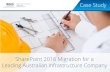 SharePoint 2016 Migration for a Leading Australian ... · Case Study SharePoint 2016 Migration for a Leading Australian Infrastructure Company NOUS INFOSYSTEMS CMMi Level 5 SVC+SSD