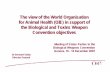 The view of the World Organisation for Animal Health (OIE ...file/BWC_MSP_2007_Statement-OIE-071210AM.pdf · Microbial adaptation and change International travel and commerce Economic