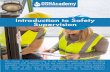 112 Introduction to Safety Supervision - oshatrain.org · complete OSHAcademy Course 112. Read each module, answer the quiz questions, and submit the quiz questions online through