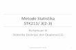 Metode Statistika STK211/ 3(2-3) - stat.ipb.ac.id FKH 2017-2018/STK211... · Akar kuadrat dari ragam Septian Rahardiantoro - STK IPB 20 (standard deviation) Ragam merupakan ukuran