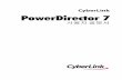 PowerDirector 7 - download.cyberlink.comdownload.cyberlink.com/ftpdload/user_guide/powerdirector/7/Power... · 저작권 및 책임 포기 조항 모든 권리 보유. 서면으로
