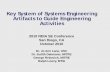 Key System of Systems Engineering Artifacts to Guide ... System of Systems Engineering... · Key System of Systems Engineering Artifacts to Guide Engineering Activities 2010 NDIA