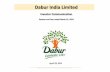 Dabur India Limited Dabur India Limited Investor Communication ... Hair Care portfolio reported growth