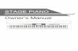 STAGE PIANO Owner’s Manual - depozit-instrumente-muzicale.ro filestage piano owner’s manual pitch bend perform. metronome accomp melody 1 melody 2 melody 3 melody 4 melody 5 twinova