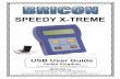 SPEEDY X-TREME - BRICON · The Speedy X-treme clock with its integrated USB gives computer connectivity and free access to special software programs that can transform and revitalise