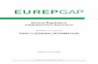 EUREPGAP IFA-PART I V3-0-1 2July07 Clean · eurepgap general regulations integrated farm assurance | part i – general information english version code ref: ifa 3.0-1 gr i version: