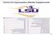 2014 LSU Gymnastics Media Supplement · lsu gymnastics • 25 ncaa championships appearances • 9 ncaa individual national titles • 138 all-americans 1 2014 lsu gymnastics media