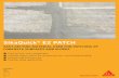 SikaQuick® EZ PATCH - usa.sika.com · SikaQuick® EZ PATCH FAST-SETTING MATERIAL USED FOR PATCHING OF CONCRETE SURFACES AND SLOPES ́ Easy to use, one-component ́ Variable water