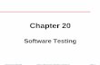 LE3.1 Software Testing - Freie Universität · ©Ian Sommerville 2000 Software Engineering, 6th edition. Chapter 20 Slide 20 Testing phases l Component testing • Testing of individual