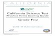 California Science Test Practice Items Scoring Guide—Grade ... · 6 California Science Test Practice Items Scoring Guide January 2019 . Grade Five Practice Test Items January 2019