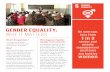 GENDER EQUALITY: WHY IT MATTERS 1 in 3 - un.org · boy, you can work along-side women and girls to achieve gender equality and embrace healthy, respectful relationships. You can fund